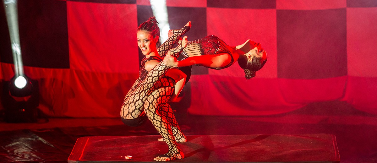 La muestra de los alumnos de Artes del Circo. 